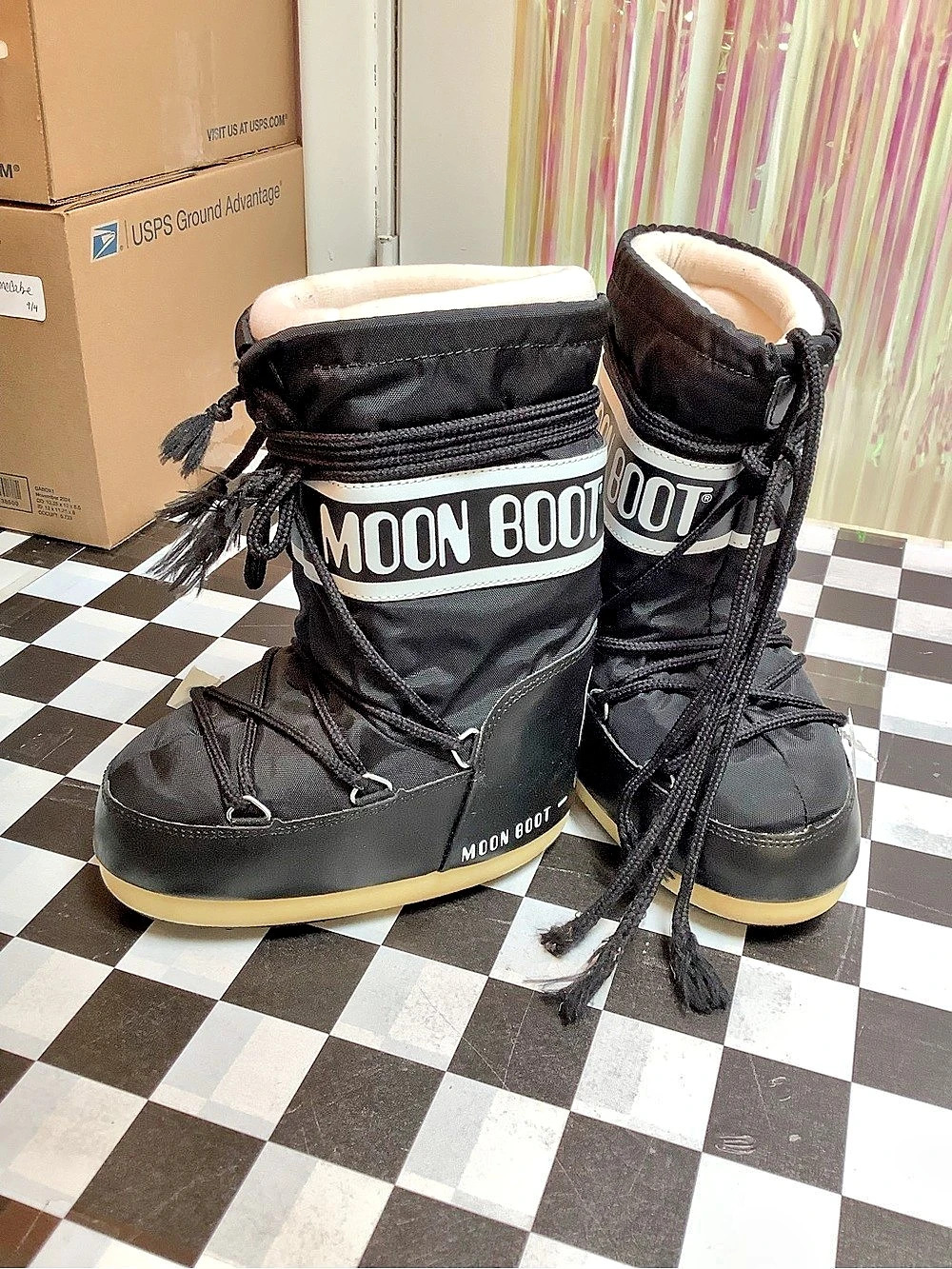 Moon Boot Black Winter Boots